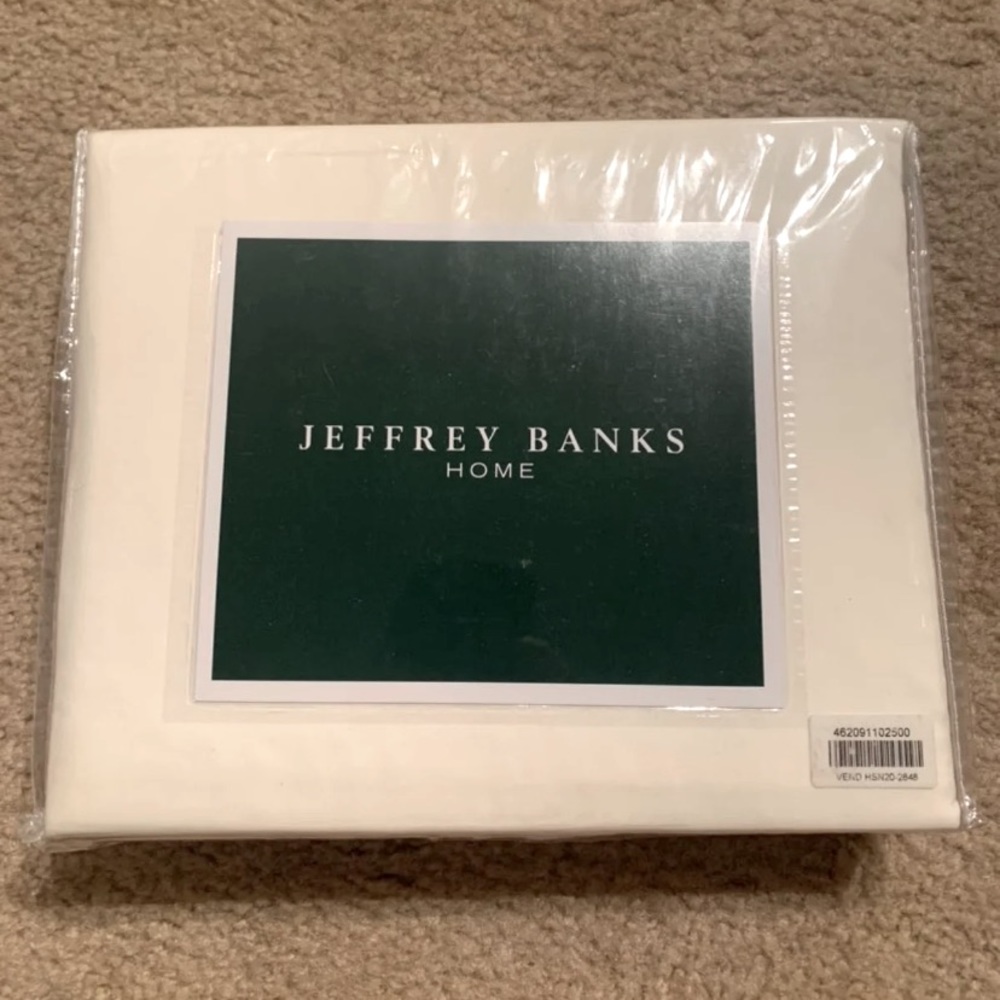 Jeffrey Banks Home Twin Sheet Set White